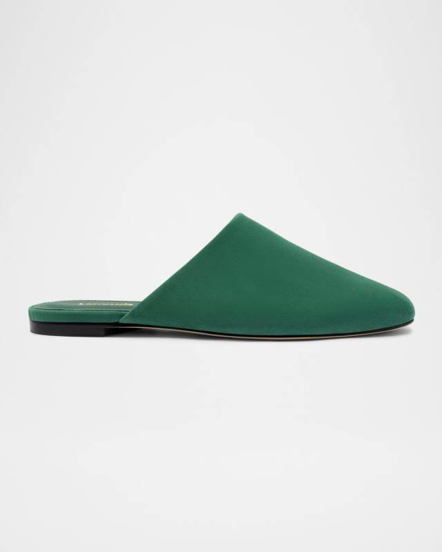Venice Suede Ballerina Mules